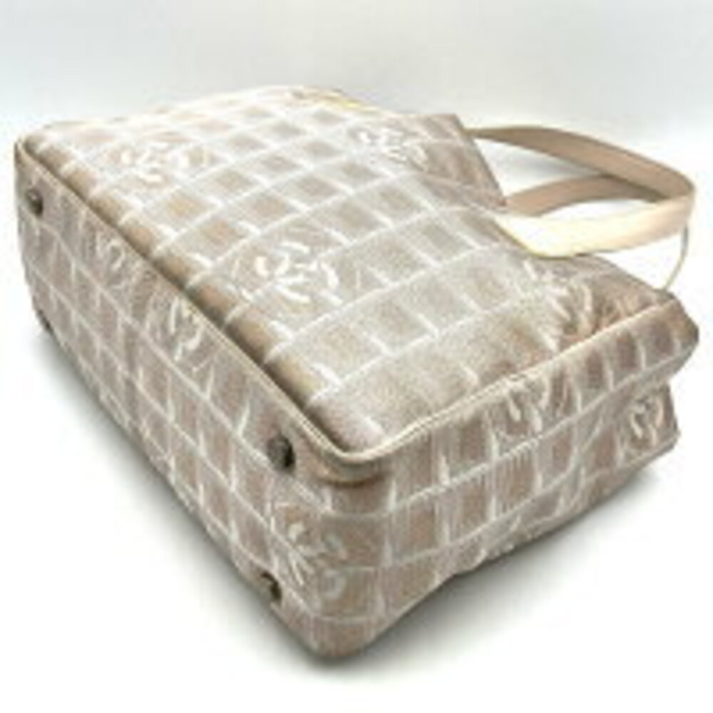 Chanel Pink Bag Line Metallic Travel Tote